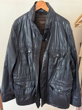 Coach Men's Utility Waxed Cotton Coat  XXL
